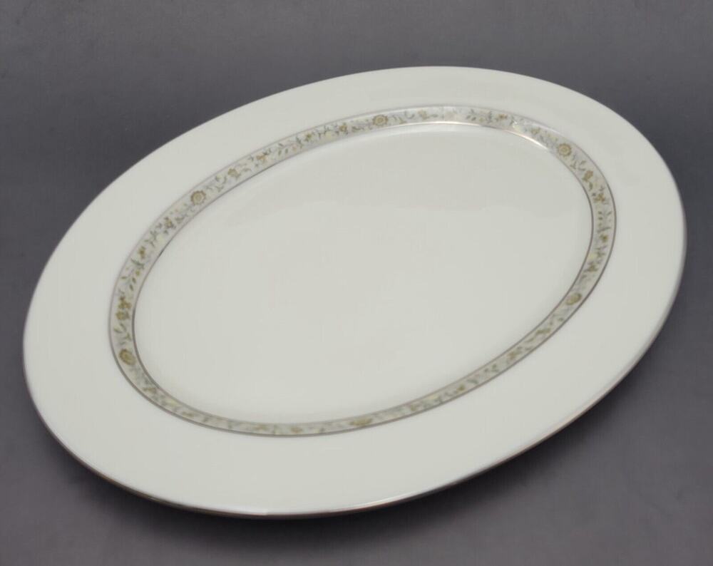 Vintage Lenox Springdale Oval Serving Platter Discontinued 13.5"